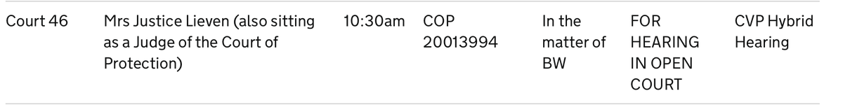 Open Justice Court of Protection Project tweet media