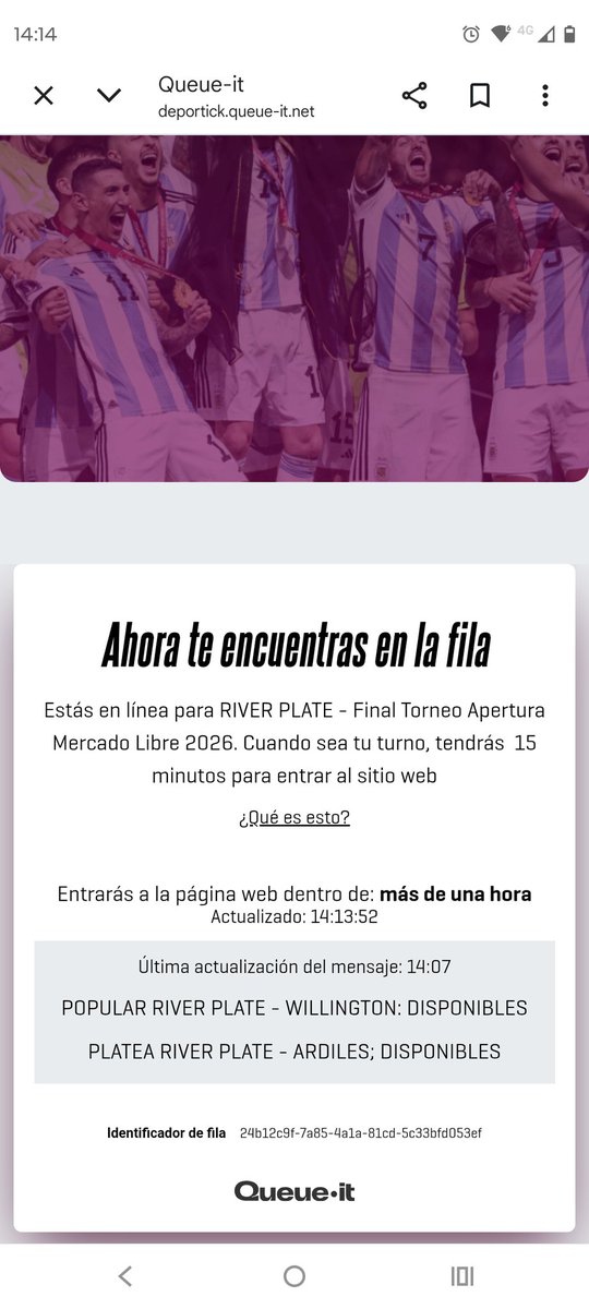 Ely_arg22's tweet photo. Otra vez... 😔
#RiverId
#Deportick
Lpm https://t.co/PPwbnHASQN