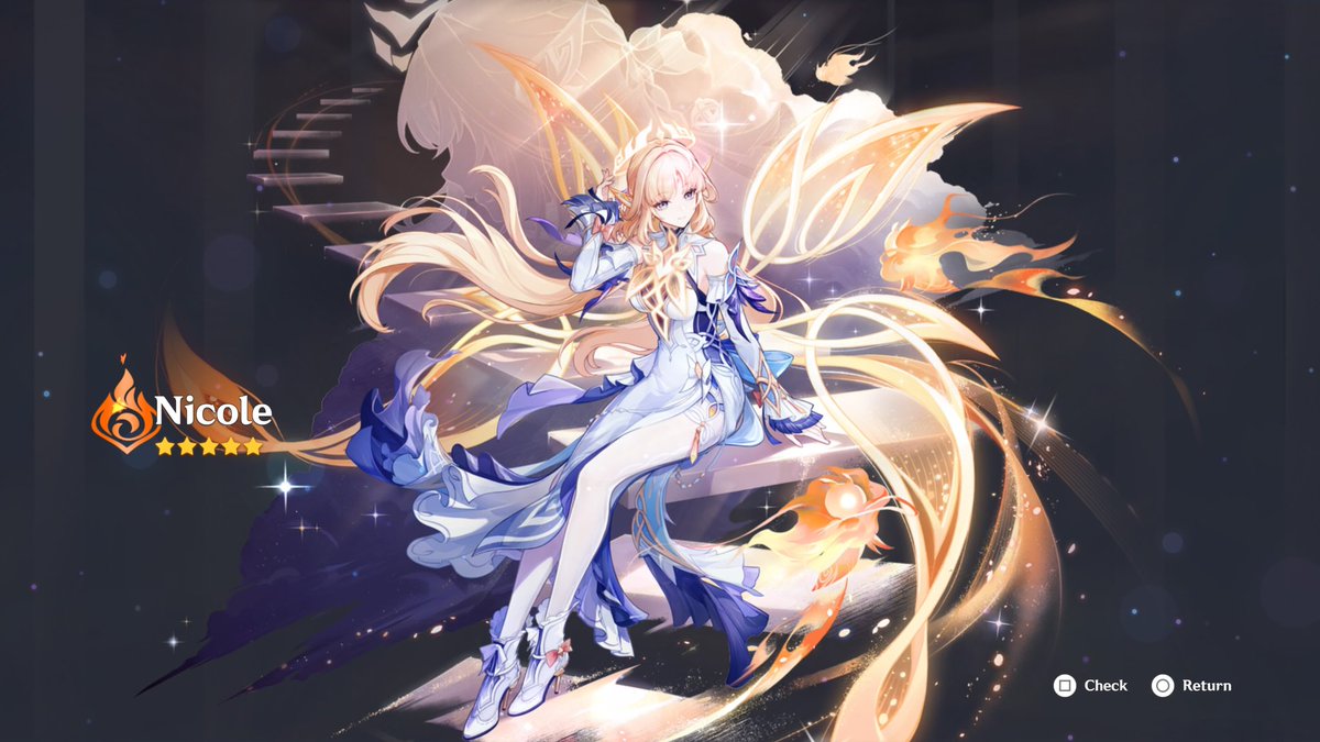 lornecaramel's tweet photo. Pulled Nicole at 62 pity and her signature weapon at 10 pity, no guarantee! Probably my luckiest Genshin pulls to date :3 https://t.co/3vMukhiQkB