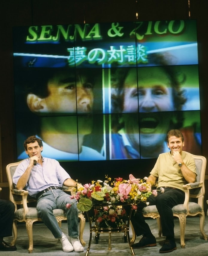 Atlantic_Sprt's tweet photo. Senna e Zico na TV Japonesa | 🇧🇷 https://t.co/9I2RD7Wmda