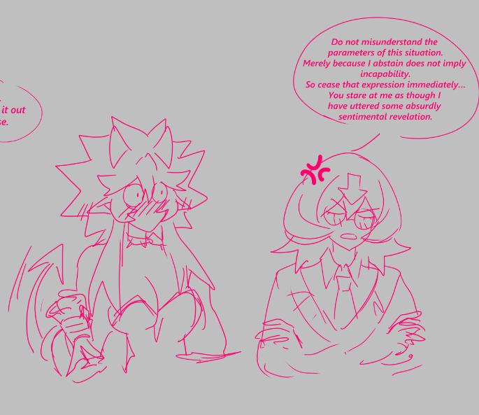 Ryukothatdevil's tweet photo. Some morening warm up doodles before studying with the karlington... FUN FACT it is canon that Ryu cannot read or write! And Romeo does not know this and thinks shes just joking around. #yumetwt #ocxcc https://t.co/LbXxrHFE27