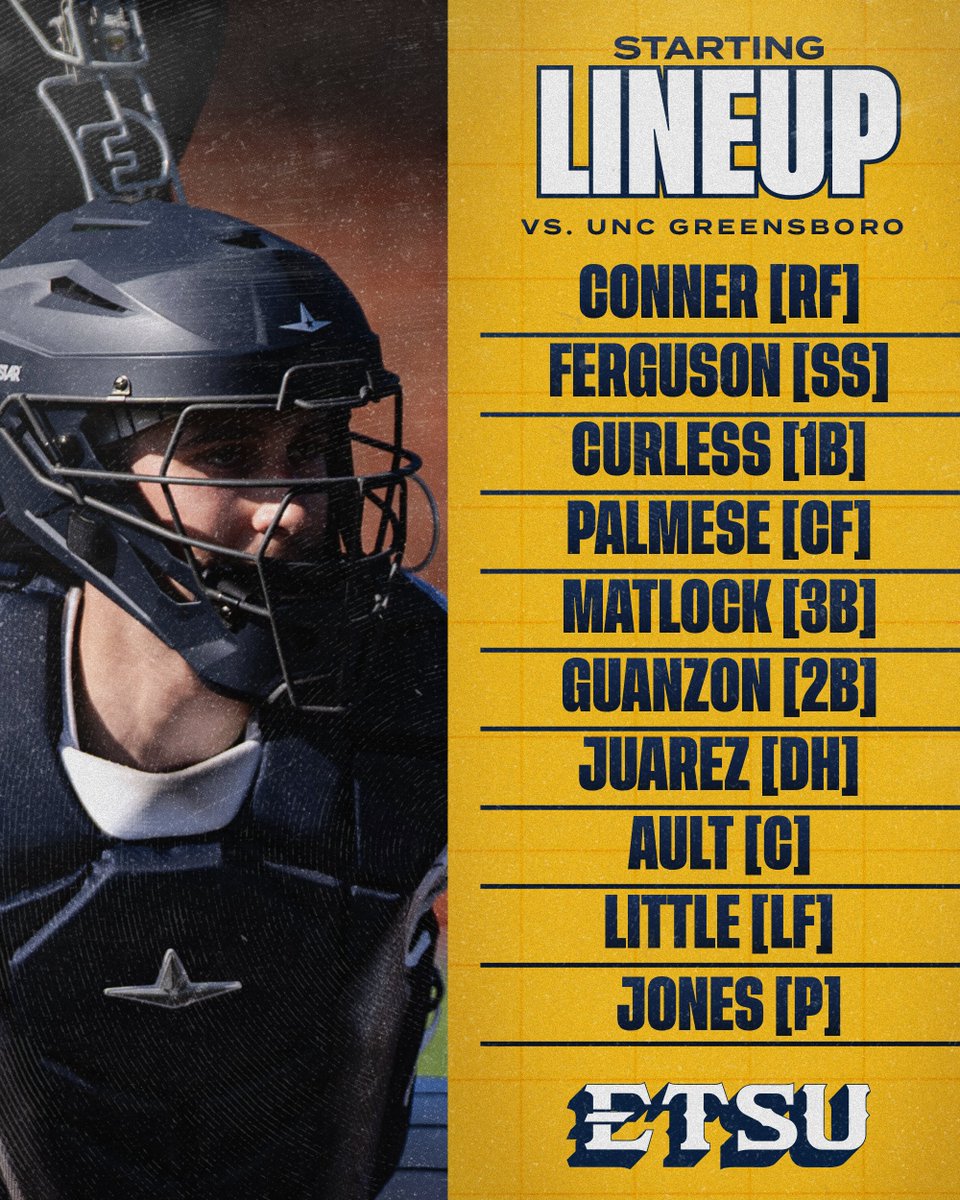ETSU_Baseball's tweet photo. It's go time in Greenville! 

#Together | #ETSUTough https://t.co/9XwD6HGilF