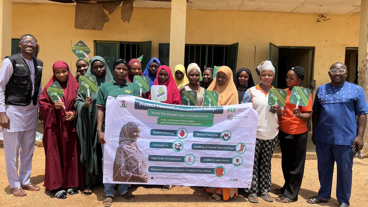 JdpcKaf's tweet photo. JDPC Kafanchan empowered AGYW in Giwa &amp; Zaria with knowledge on MNCH, Child Birth Spacing, and safe motherhood while establishing safe spaces under the FCC Project powered by Center for Communication and Social Impact (CCSI).

#FCCProject #CCSI #MNCH #AGYW #SafeMotherhood https://t.co/aINXbyS96o