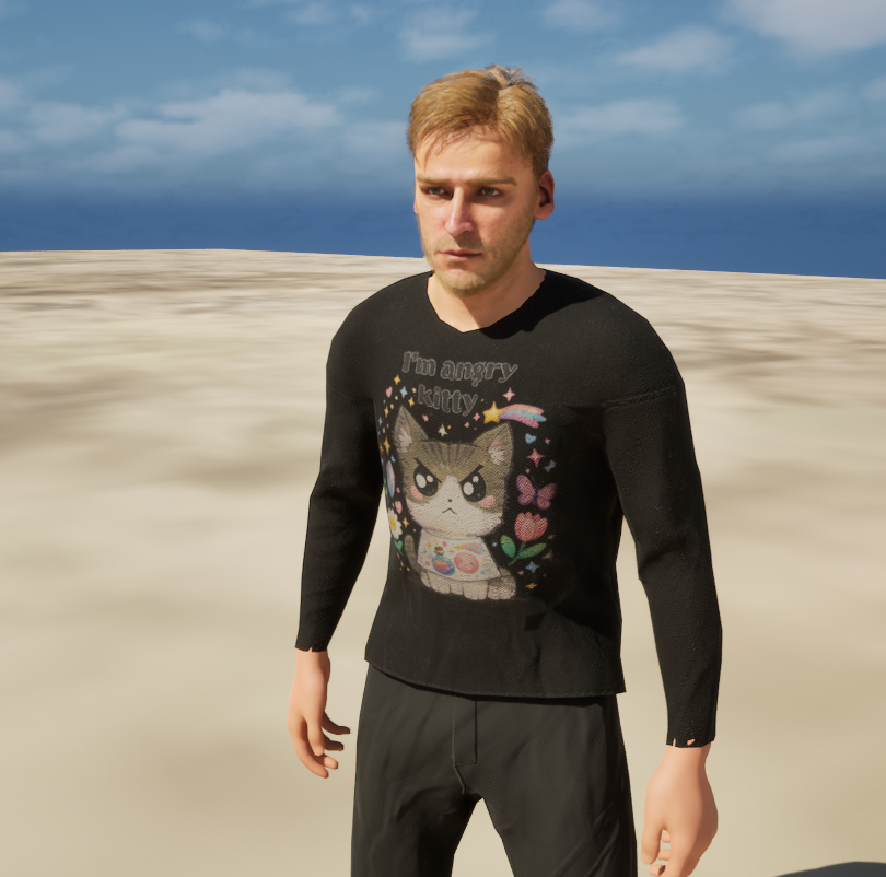 redyssey's tweet photo. Mark seems disappointed by his outfit...

#UnrealEngine #indiegamedev #Metahuman https://t.co/bsHzWD3o0t