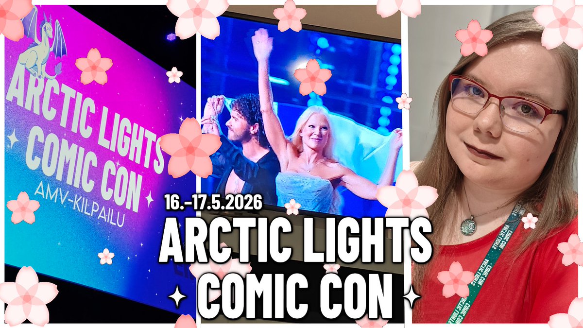 Merezone1's tweet photo. https://t.co/jBnfDrnjUx

Viikonlopun Arctic Lights Comic Conin vlogi löytyy nyt tubesta 🌸 https://t.co/vIr5I3X3go