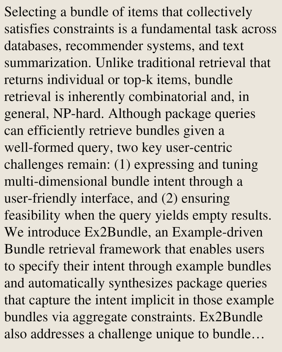 Databases Papers tweet media