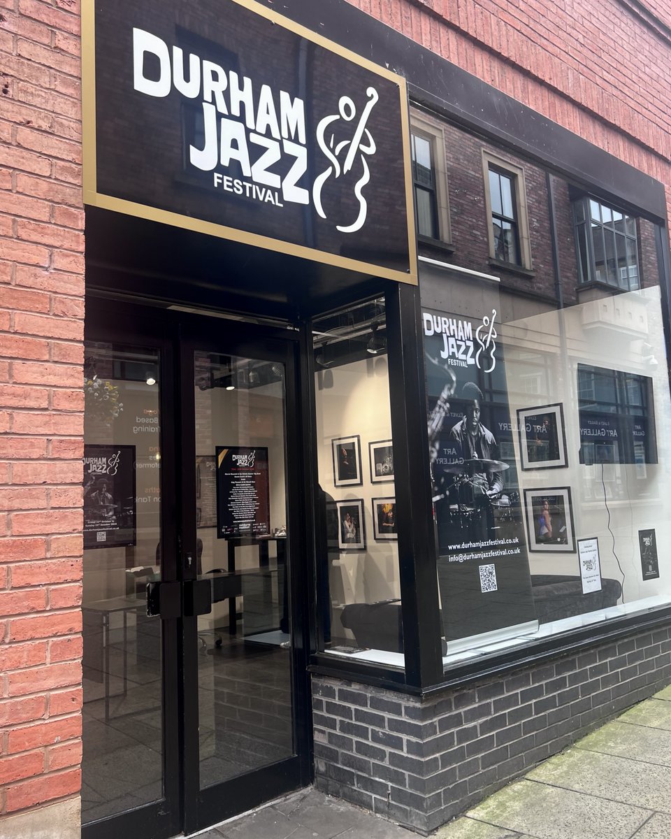 PrinceBishops's tweet photo. Durham, get ready to jazz things up! 🎷🎶✨Prince Bishops is officially the new home of the Durham Jazz Festival ahead of this October’s event.

From Friday, you can pop by the brand-new festival hub to explore the gallery space, discover the 2026 programme, and book tickets! 🎫 https://t.co/pGLltdpuH4