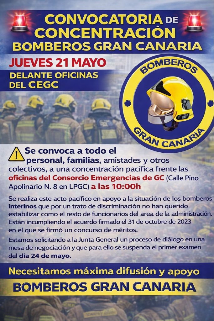 BomberosGC's tweet photo. https://t.co/22VwyopGxd