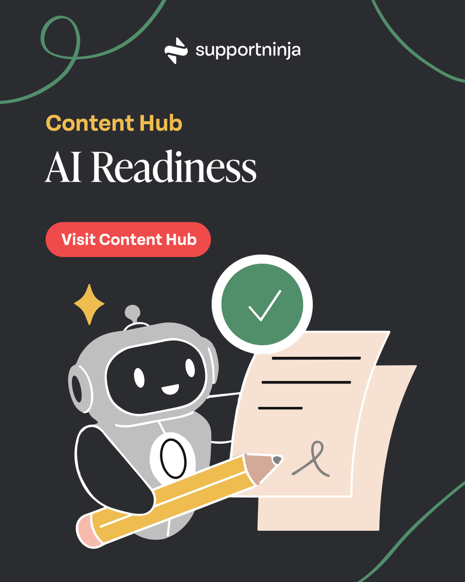 supportninja's tweet photo. Most AI readiness gaps appear long before implementation. ⚠️

SupportNinja’s AI Readiness hub explores the foundations behind scalable AI-enabled CX, from data quality and workflow clarity to system integration and change readiness.

🔗 https://t.co/p6RRtn2BFr https://t.co/B5n8PlfkpT