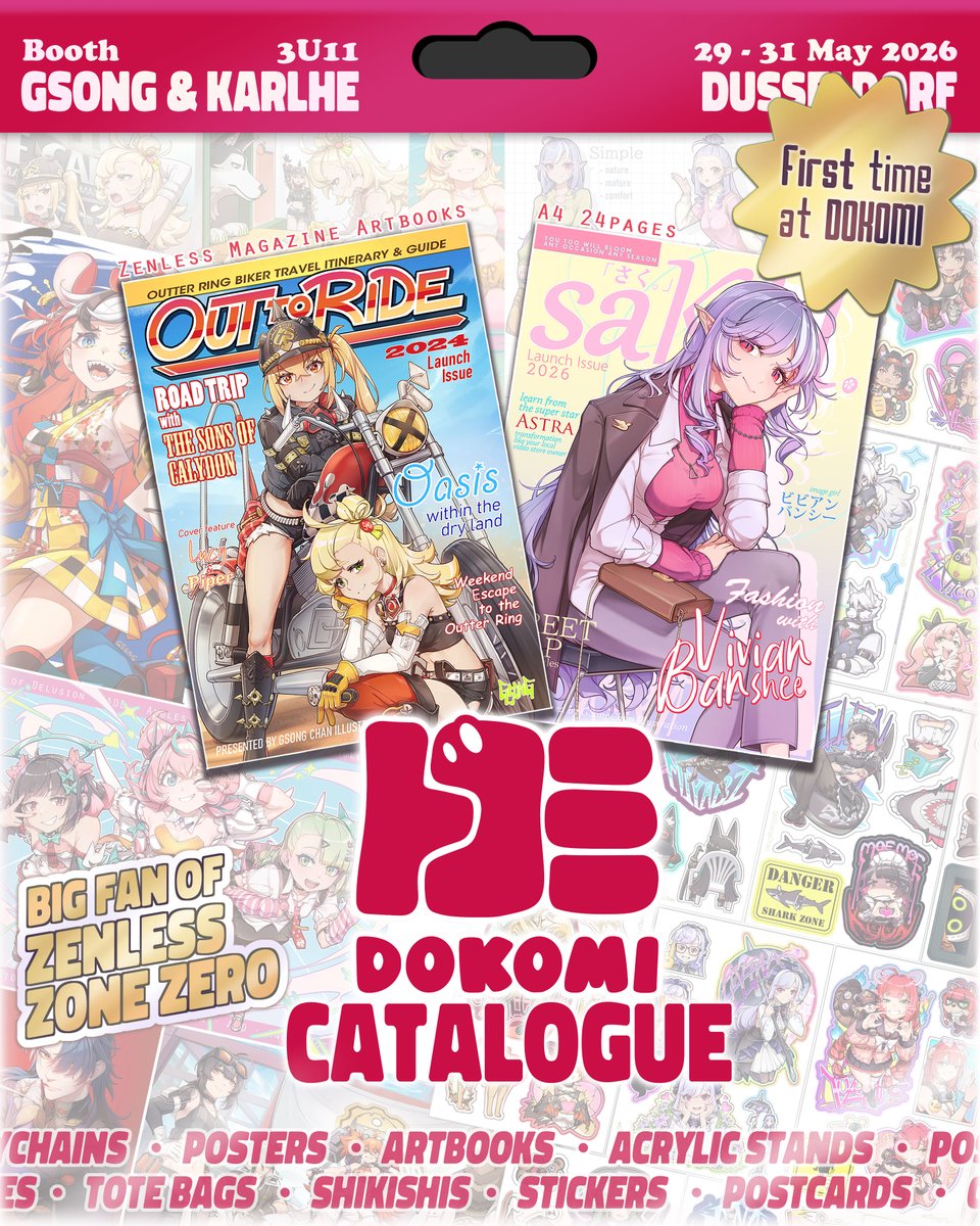 GSong 🎨DoKomi2026 _3U11, Doujima _K43, AFplus D02 tweet media