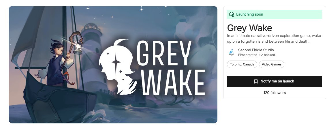 Grey Wake ➡️ LIVE NOW ON KICKSTARTER! tweet media