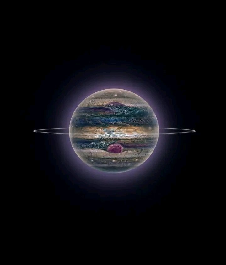 amazing_physics's tweet photo. NASA releases new image of planet Jupiter captured by James Webb Space Telescope, the most powerful telescope ever built. https://t.co/fUonRFFj04