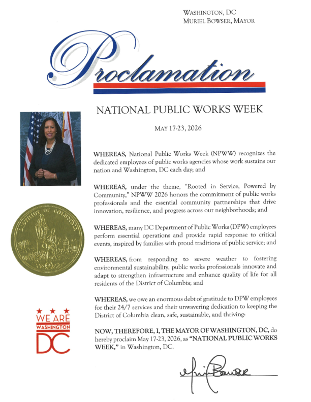 DC Department of Public Works tweet media