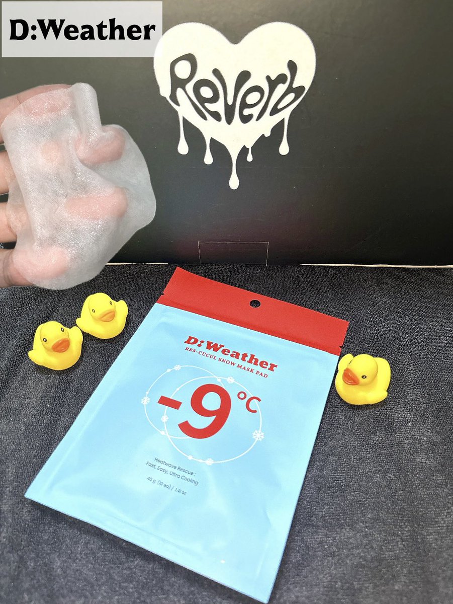 puchicosmetics's tweet photo. 💜Reverbで気になったものPick ❽💜
【D:Weather】
RES-CUCUL SNOW MASK PAD
-9℃
商品名の通り、ほんとにめっっっちゃひんやり感ある!🧊
▼続く
#PR #reverb #reverbで出会ったお気に入り #dweather #韓国スキンケア https://t.co/UpGvH3szvO