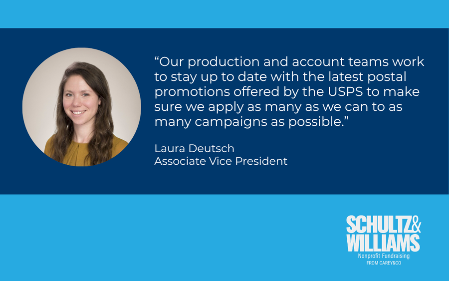 SchultzWilliams's tweet photo. S&amp;W Associate Vice President Laura Deutsch breaks down a plan for nonprofits to get and stay ahead despite the rising costs of postage.

https://t.co/RGkP8ltCHS https://t.co/4b03CjKA9l