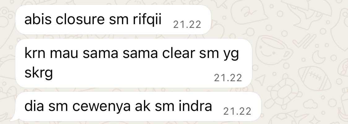 piebearie's tweet photo. emg minimal closure tuh brp kali sih sm org yg sama del? 😭 https://t.co/G8BIHiuLMc