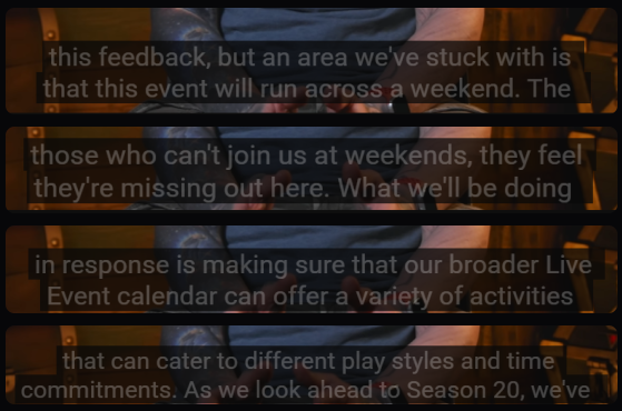 RedHarlock's tweet photo. I appriciate that they address the extreme FOMO of the Weekender, and how people who work over weekends can't participate in them.
And they address by saying "Too bad...BUT, look at all the other time-limited activities you can do! (That won't give doubloons)" https://t.co/bCw7D2aiAP