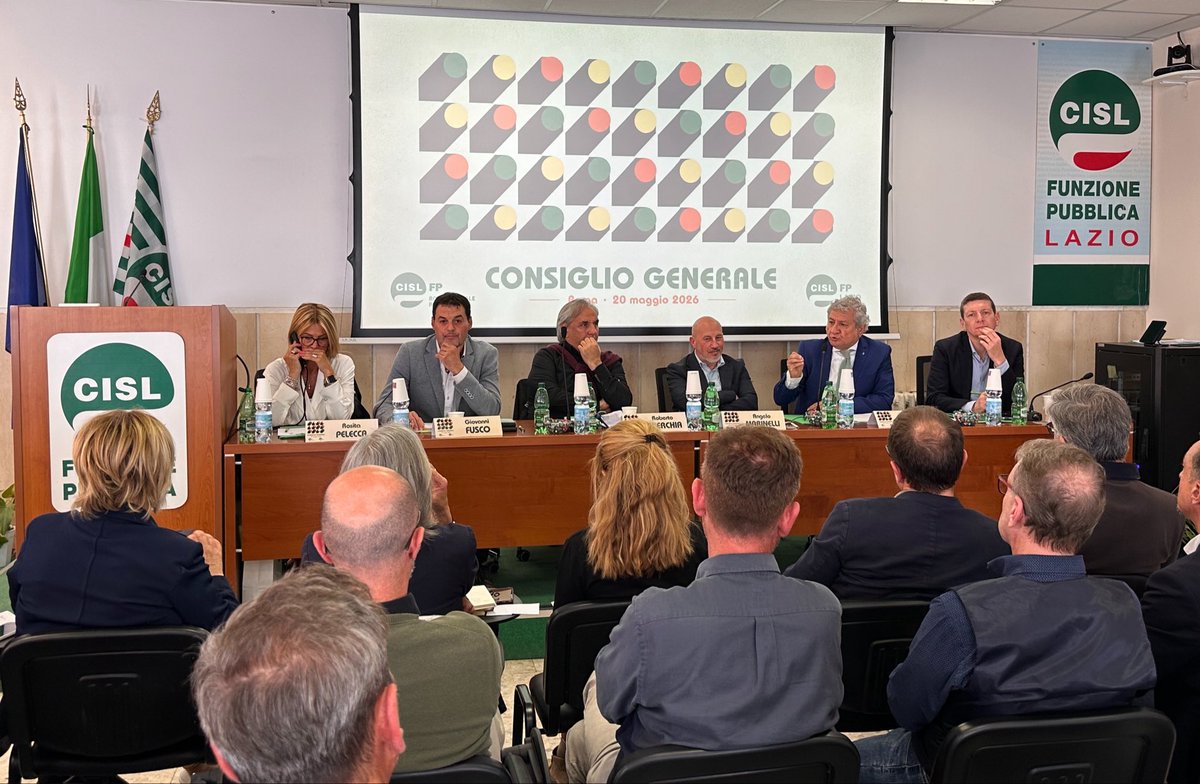 cisl_fplazio's tweet photo. Oggi il Consiglio generale @cisl_fplazio e @cislfproma: insieme alle delegate e ai delegati, a @cosentinogianca e @giovan_fusco, sono con noi il sg @cislfp @chierchiar, l’aggiunto #AngeloMarinelli, il sg @Cisl_Lazio @enricocoppotell, la sg @CislRomaRieti @rositapelecca! https://t.co/ZTZJbb4FMm