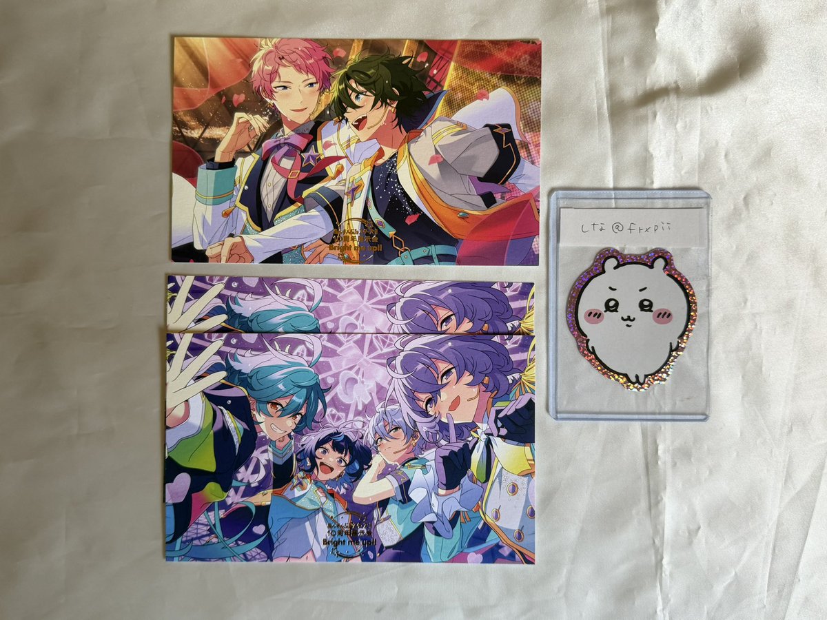 frxpii's tweet photo. 《譲渡》あんスタ展 10周年展示会 Bright me up!! 入場特典 ポストカード

譲：UNDEAD Knights Valkyrie ALKALOID Crazy:B Special for Princess! Eden

求 ¦ 300円/枚 + 送料

画像1枚目は2枚目を同数
写真に写っていませんがALKALOID 5点ございます

検索からでもお気軽にお声掛けください https://t.co/oErOMjaCpj