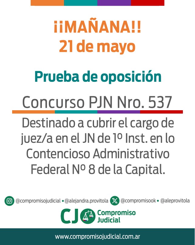 Compromiso Judicial tweet media
