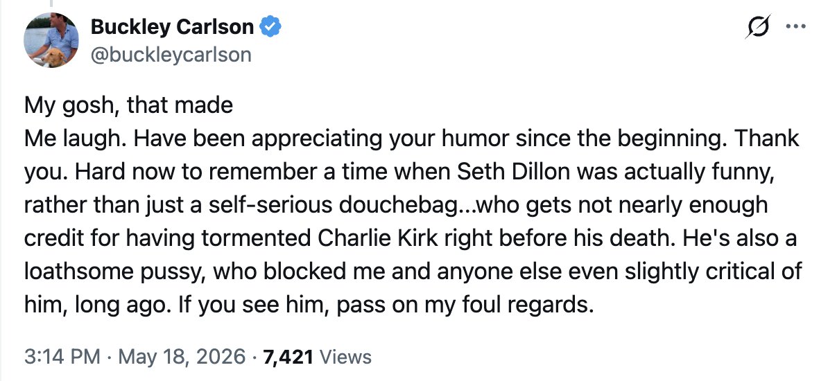 Seth Dillon tweet media