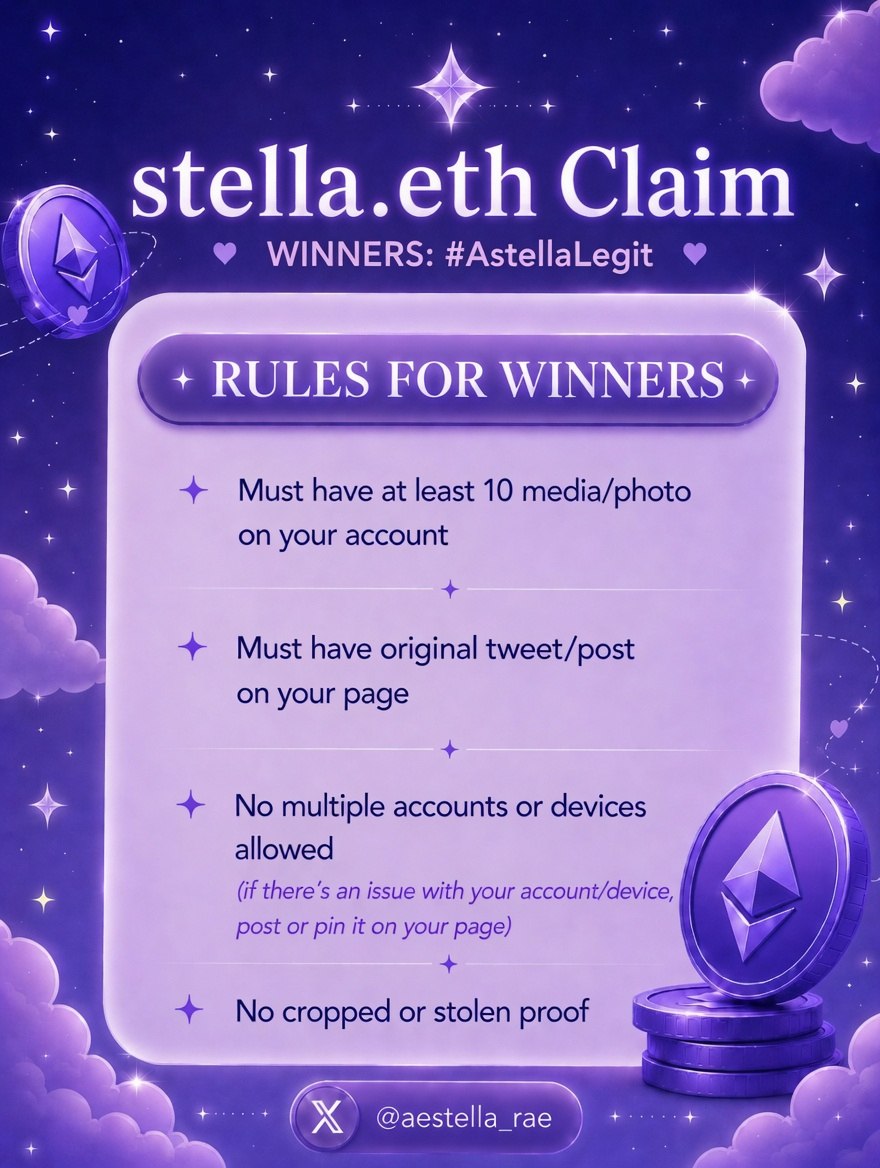 stella.eth Claim (READ 📌) tweet media