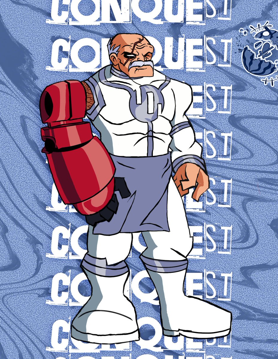 MelonMuted's tweet photo. Redesign of Conquest (in the style of Derrick Wyatt)

#invincibleseason4 #invincible #conquest #carlqwest https://t.co/P8tahP069c