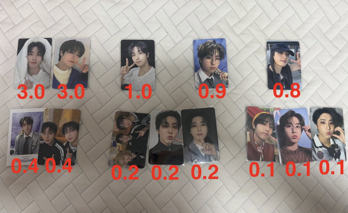 geolae69947's tweet photo. 🫶🏻스키즈 포카양도🫶🏻

반택 + 0.2
일반택배 + 0.4

Each 0.1 - 13개 구매시 = 1.0
멤버상관❌

하자 예민하신분들은 구매를 삼가부탁드립니다.
물건 수령 후 하자는 책임지지않습니다.

DM💌

스트레이키즈 스키즈 방찬 리노 창빈 현진 한 필릭스 승민 아이엔 스키즈 포카 포카양도 https://t.co/cSBmLVDVkY