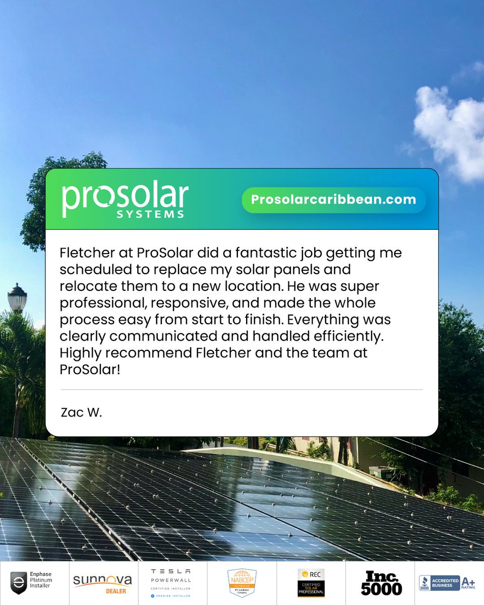 ProSolar Caribbean tweet media