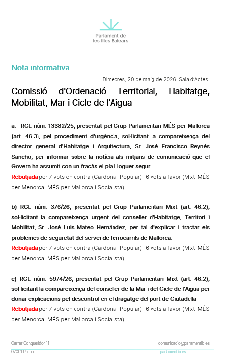 Parlament de les Illes Balears tweet media