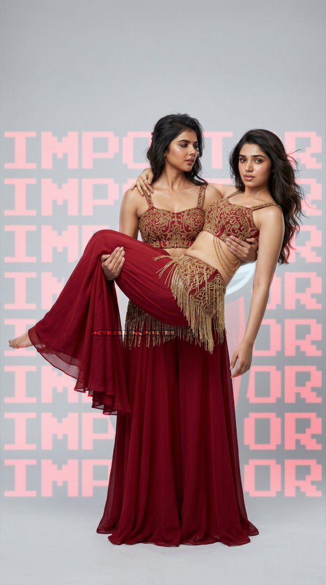 actedits_009's tweet photo. Imagine they released a BTS photoshoot 📸 of this Song 😉😋🔥

#KrithiShetty &amp; #KalyaniPriyadharshan https://t.co/T9FhGCmXFC