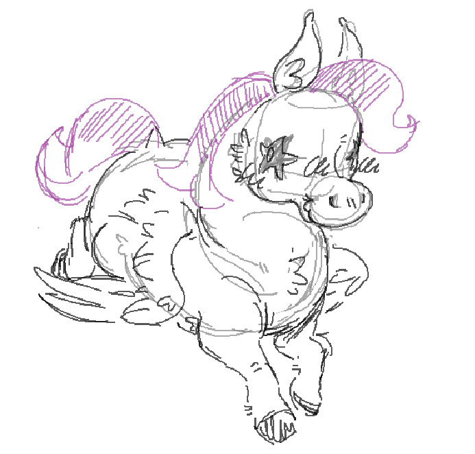 Reecham4's tweet photo. small sketch of a little horsey from that cool looking jeval attack you know which one. i just gave the horse some legs because why not. i like horses a lot. maybe i'll finish it or maybe not idk. https://t.co/3RYj2OjCbU