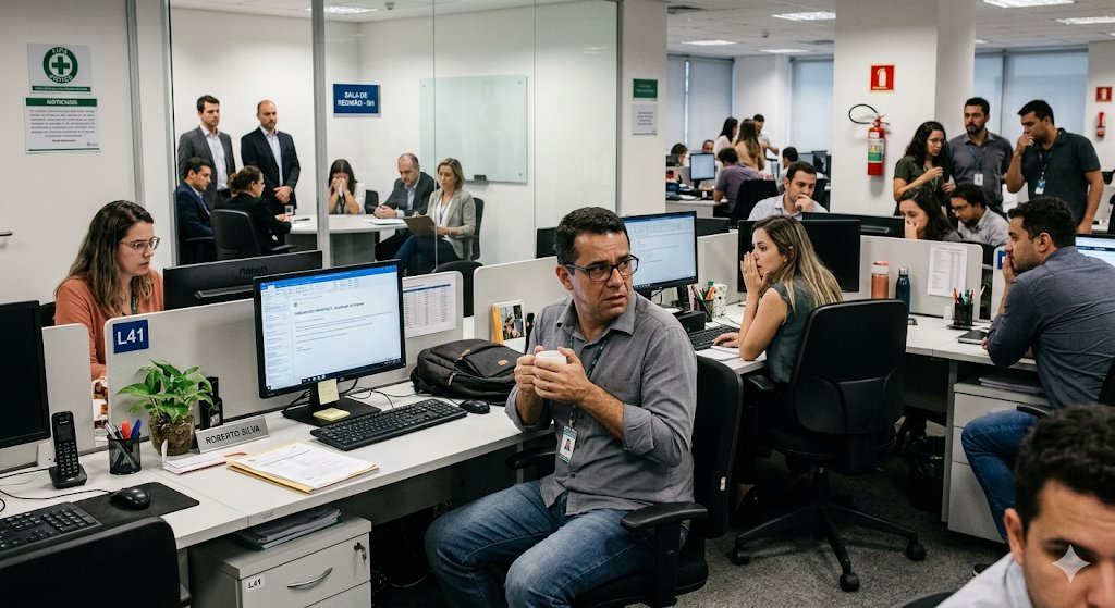 CLT1000G's tweet photo. Hoje é dia de “cortena” na empresa… 
O coração do CLT já chega aflito.
Você olha pros lados e toda hora alguém sendo chamado.
Nessas horas, a pose de “bom funcionário” não garante paz pra ninguém.
O café desce amargo, o Teams dá medo e qualquer “preciso falar com você” já arrepia.
só CLT sabe o peso desse clima… 💼💔
Em qual período o Facão  ocorre na sua empresa ?
#CLT #VidaReal #Trabalho #Demissão