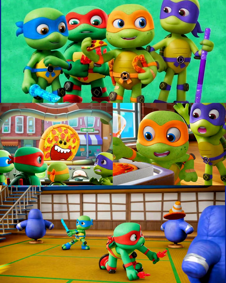 cartoonvibes26's tweet photo. ‘Teeny Mutant Ninja Turtles’ is officially coming to Nick Jr. on July 24th! 🐢🍕

The new digital series will feature 30 four-minute episodes following the turtles during their early ninja training days before becoming the heroes fans know and love. 

The series premieres on the Nick Jr. YouTube channel.