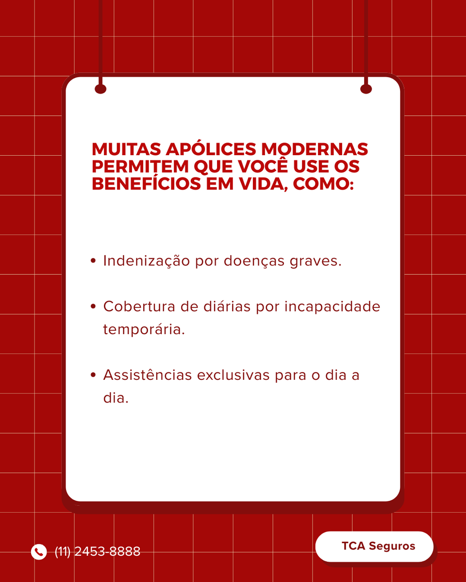 TCASEGUROS's tweet photo. Seguro de vida não é só sobre o futuro. É sobre cuidado no presente também.

Ter um seguro de vida é garantir mais tranquilidade para você e para quem depende de você, hoje e amanhã. ✨ https://t.co/K3dIfsCYyg