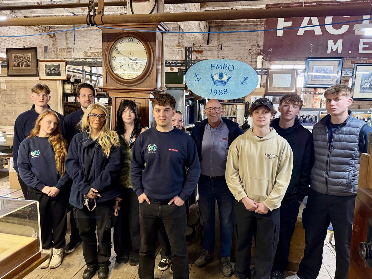 PRDHTgroup's tweet photo. 2025 entry BAE Systems Constructive apprentices visit with their Mentor - my old mate Simon Curliss. https://t.co/0FtxP77fW7
