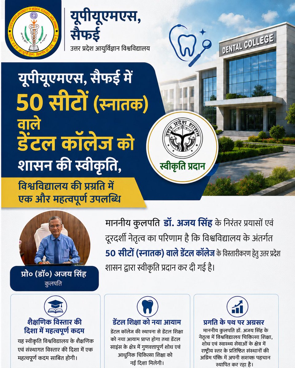 UPUMS, Saifai, Etawah tweet media