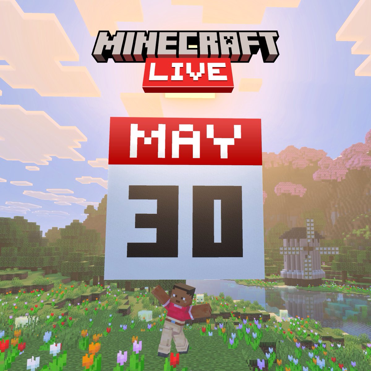 Minecraft tweet media