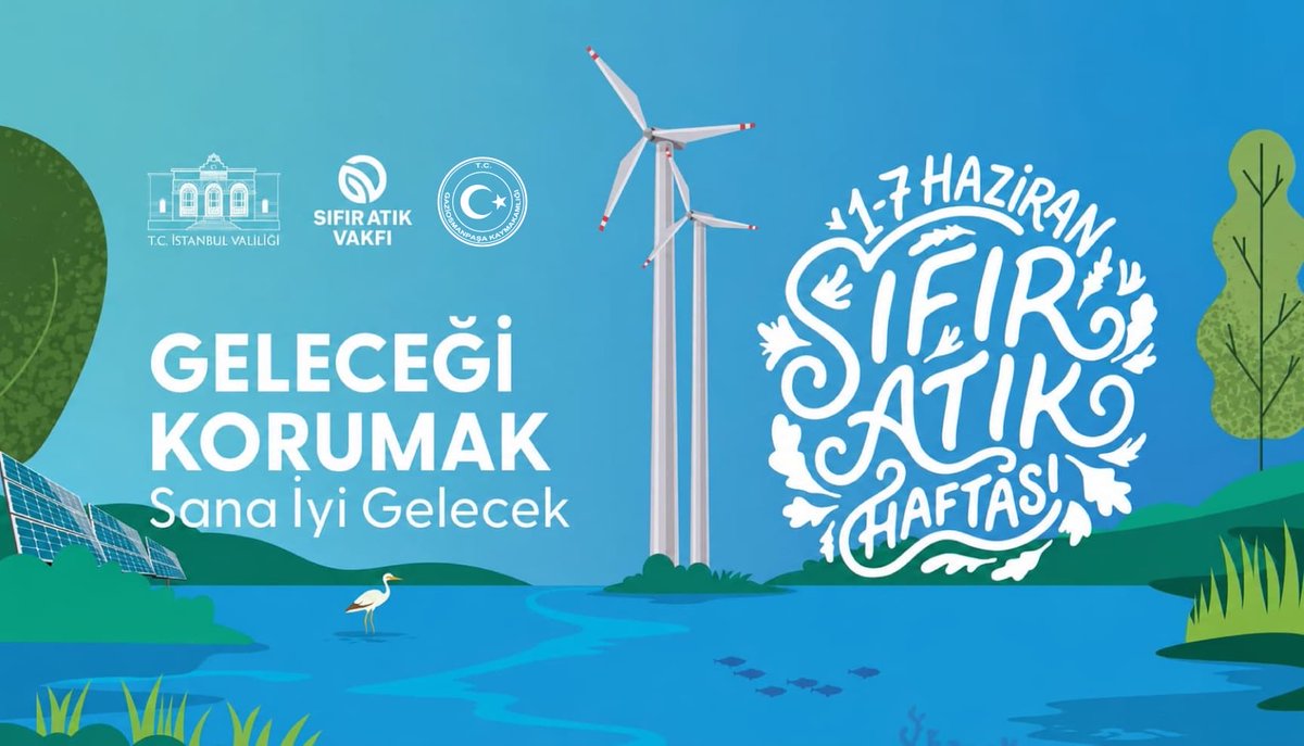 yndisk's tweet photo. Valiliğimiz himayelerinde ve Sıfır Atık Vakfı koordinasyonunda 1-7 Haziran 2026 tarihleri arasında gerçekleştirilecek İstanbul Sıfır Atık Haftası etkinliği kapsamında; gerçekleştirilecek etkinlik ve dijital kampanya içeriklerine https://t.co/MvxhqtcsJ8 adresinden ulaşılabilir. https://t.co/jrSlUn8GVR