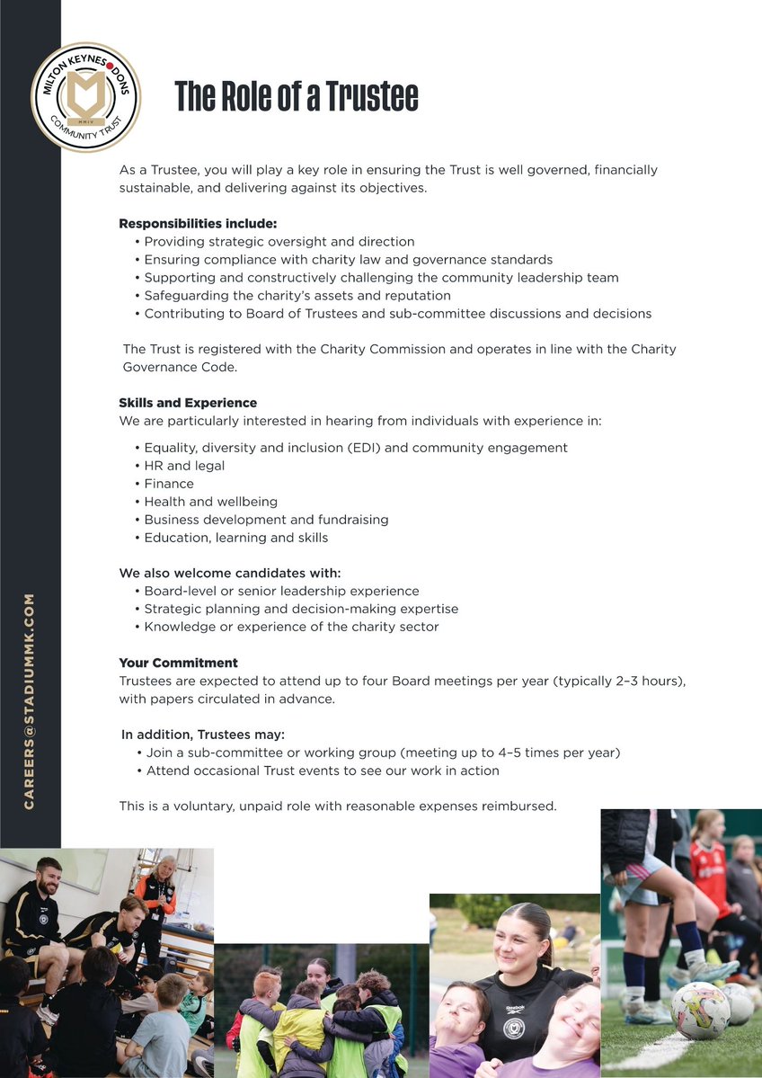 MK Dons Community Trust tweet media