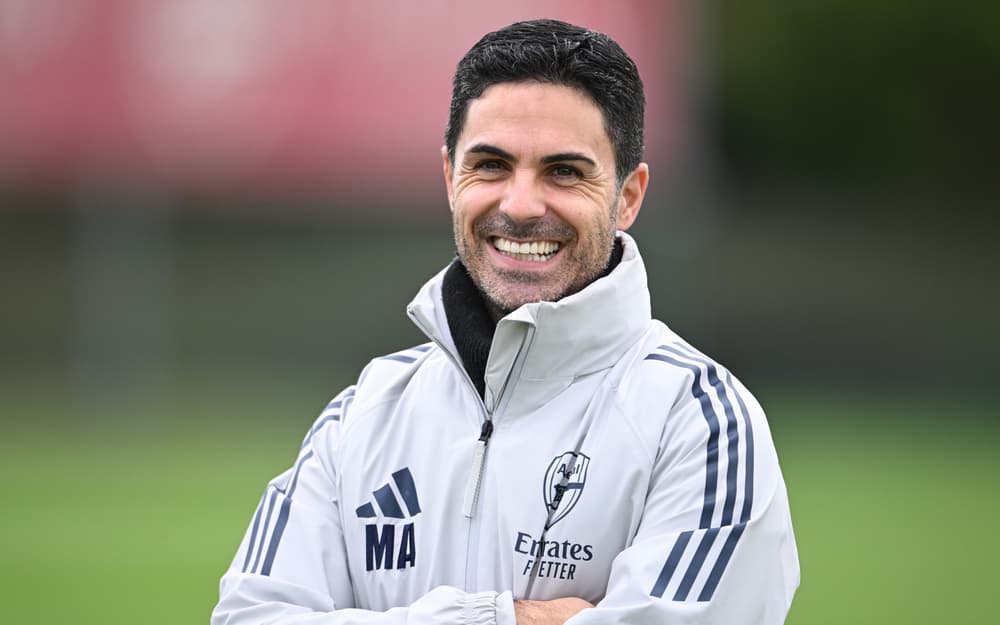 ArsenalFan51965's tweet photo. Mikel Arteta becomes the first manager ever to win the Premier League title for a club they used to play for https://t.co/mG38oRloVQ