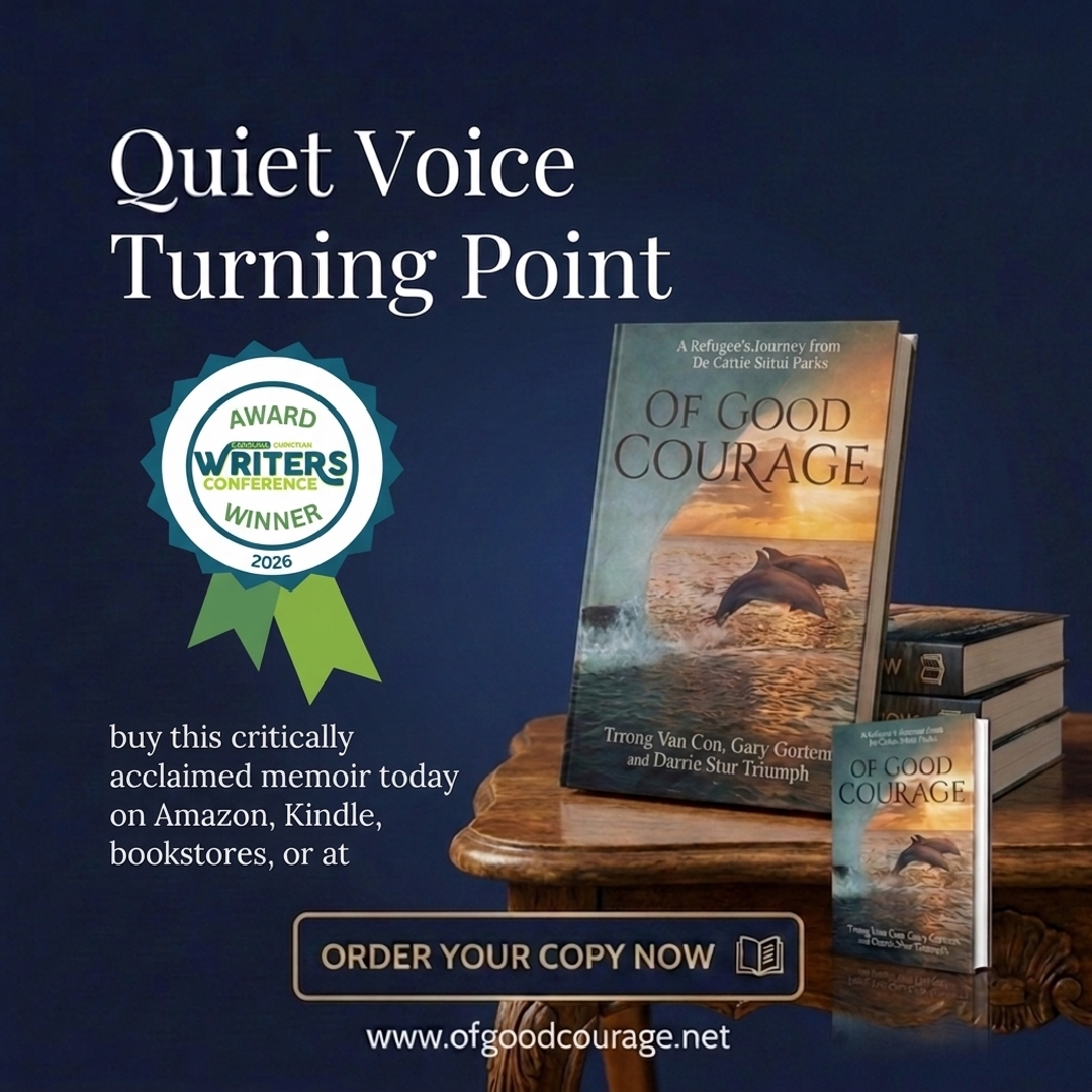 TrongTrongvan's tweet photo. Some stories begin at the moment everything changes. *Of Good Courage* is a powerful memoir of faith, courage, and redemption. **Available on Amazon.** #OfGoodCourage #ChristianBooks #CatholicReaders #Memoir #FaithJourney #InspirationalReads #BookRecommendation https://t.co/k7lMjmP8HA