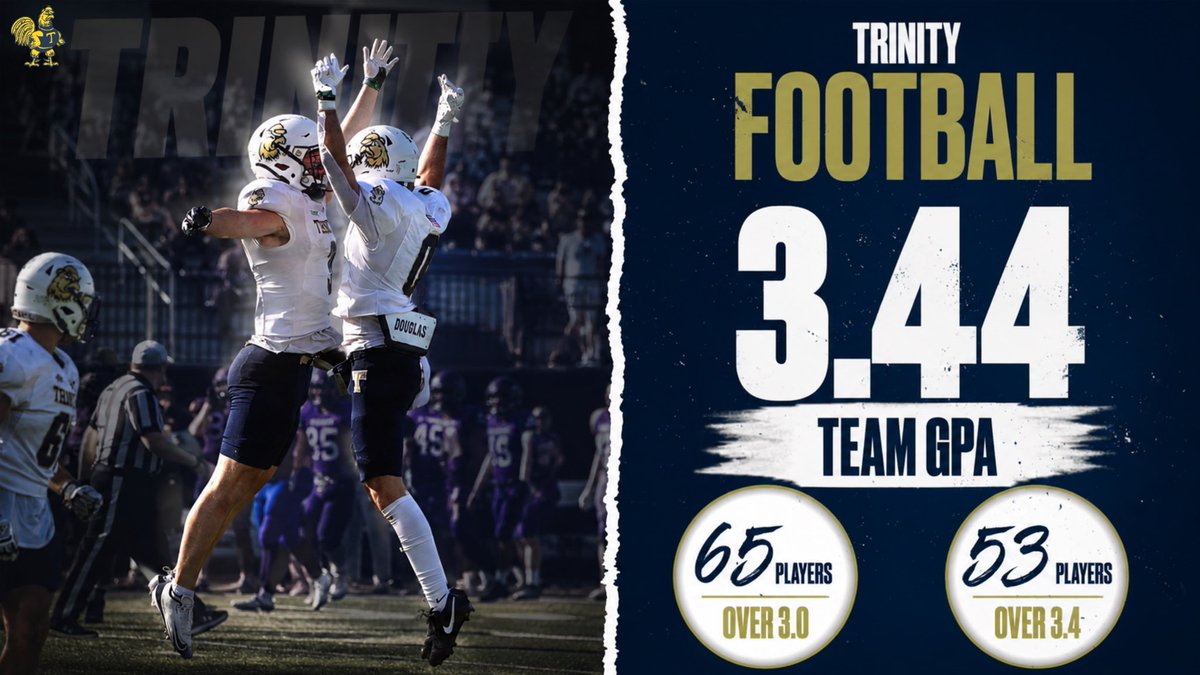 Trinity College Football tweet media
