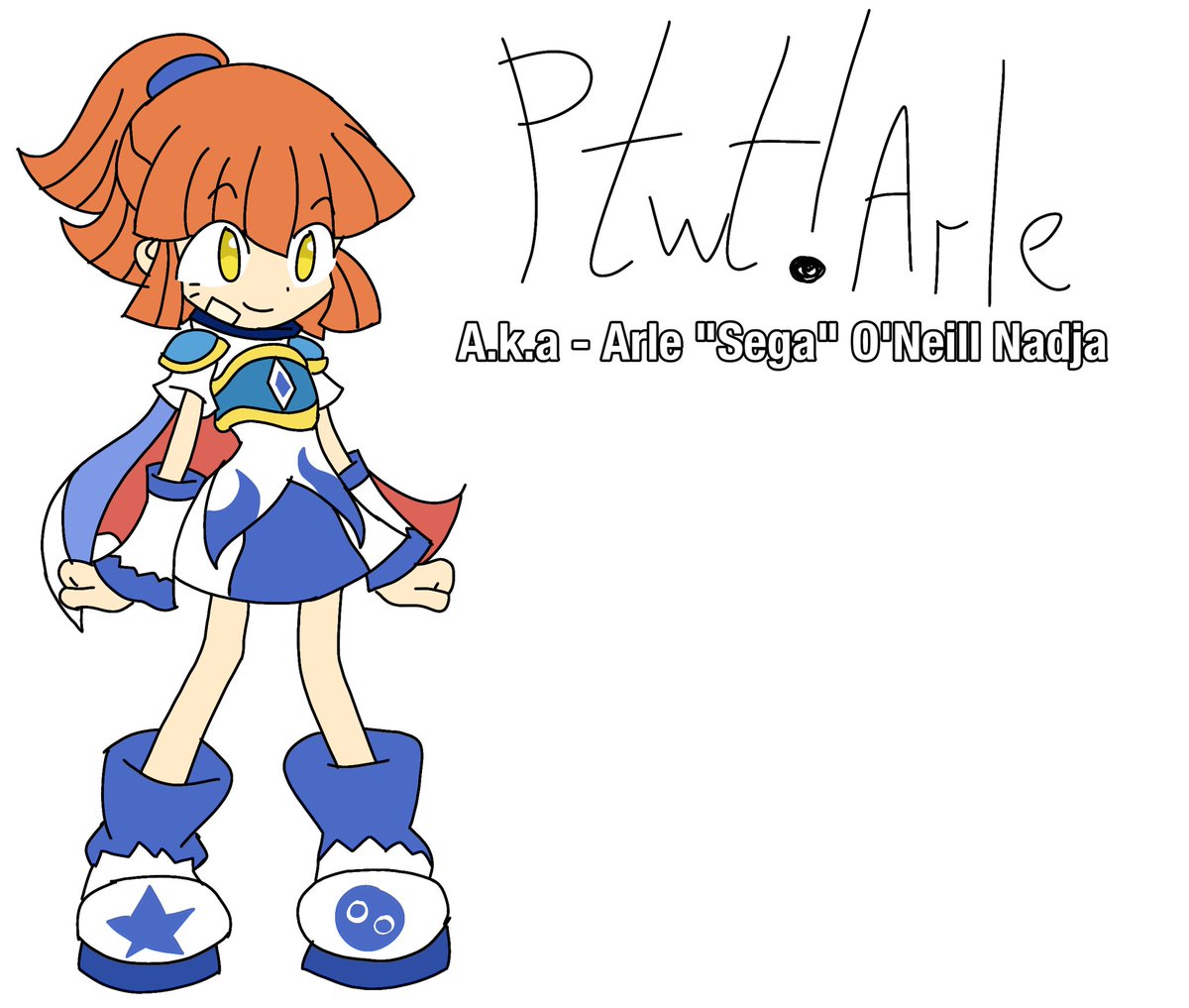 CheerfulSayo67's tweet photo. Sooooo
Got inspired by Icy/@STAR_BOUNDHERO and made my take on Arle that's gonna be official for this acc

+ Full name reveal https://t.co/XQClEYv8CU