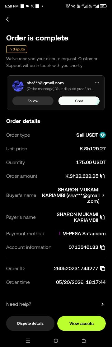 Omulmuzi's tweet photo. OKX MERCHANT SCAM 
I did a transaction of $175 ,the merchant sent funds and immediately reversed it ,With little help coming from @Safaricom_Care and @okx @okxafrica ,How long are we going to lose our money ? 
FINORA SOLUTION LIMITED Stole from me @Mutuabrian_M @s_mwake https://t.co/kcvwfN020h