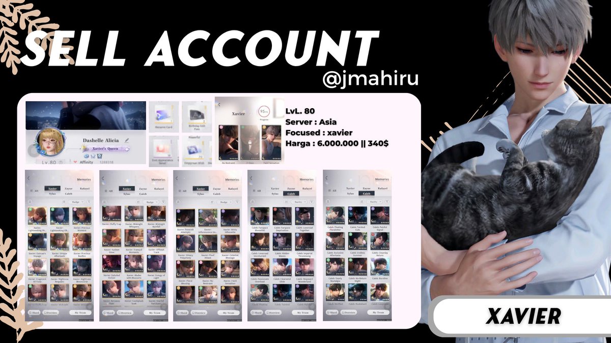 ۫oCcéaan 🐾 ! open joki, jastip akun & rekber ! tweet media