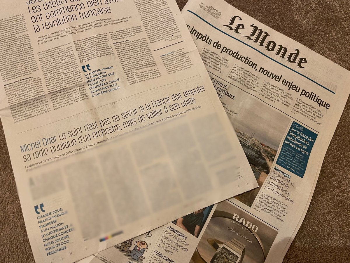 Radio France tweet media