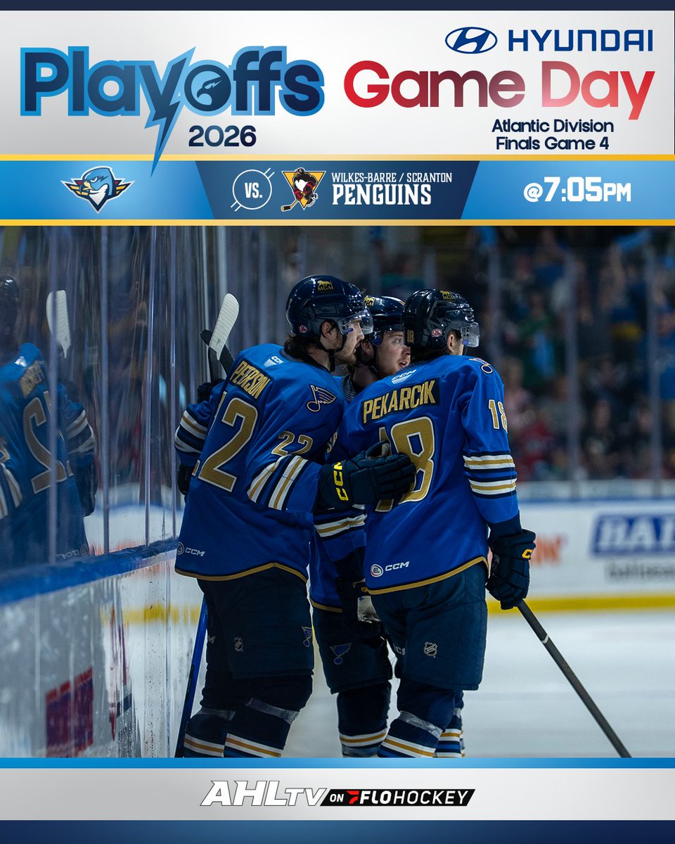 ThunderbirdsAHL's tweet photo. Stakes are high

🆚: Wilkes-Barre/Scranton Penguins
⏰: 7:05pm
📺: https://t.co/eVoRV39xF7 || CoziTV
🎙️: https://t.co/rukZavlbfo https://t.co/RAkdpDzNzw