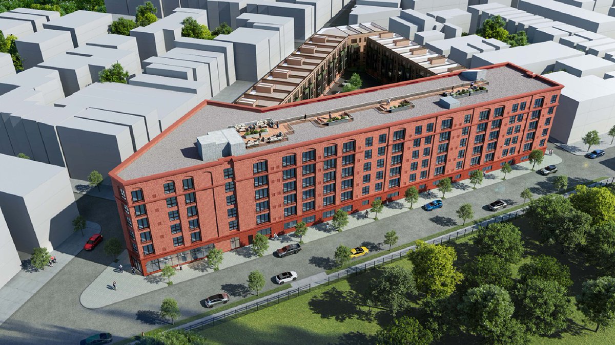 JackPhillyRE's tweet photo. 110 units and a new design are proposed for the Francisville Triangle. After being vacant for decades a multi-family building is going to CDR for the south portion of the property, which is seeing 29 rowhomes on the northern portion. Thoughts on the plans?

Scoop below/in the bio https://t.co/M1sapBAVJ6