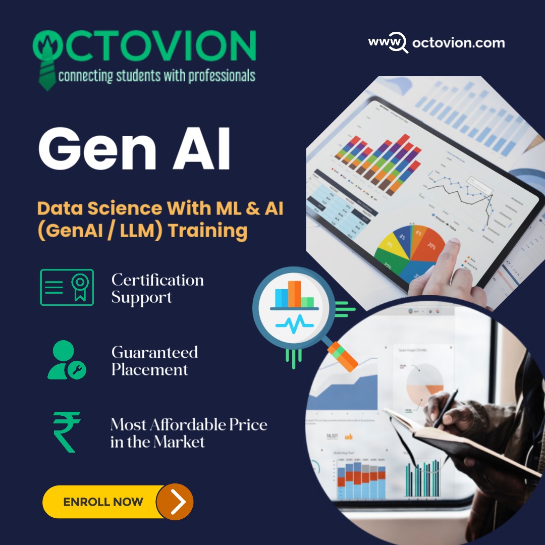 Octovioncourses's tweet photo. Learn Data Science &amp; explore rewarding careers in the AI Domain. Staying ahead of the curve and ensuring data-driven excellence is imperative in today's fast-paced business landscape. 
Enroll Now &amp; become AI expert!
https://t.co/y8vfWClzIS

#DataScience #genai #training #octovion https://t.co/0QnDeMHJF8